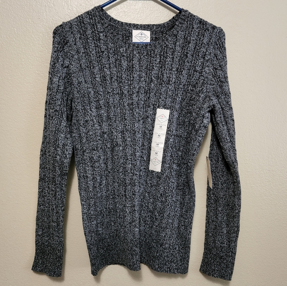 NWT Crew Woven Sweater Top